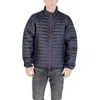 Napapijri Polyamide Jackets & Men's Coat In Blue