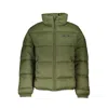 Napapijri Suomi Hooded Puffer Jacket In Green