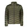 Napapijri Green Polyamide Men Jacket In Green