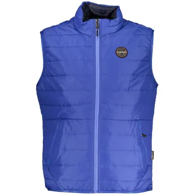 Napapijri Polyester Men's Jacket In Blue