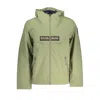 Napapijri Green Polyester Jacket In Green