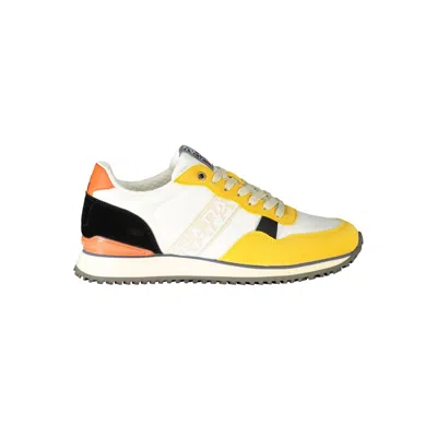 Napapijri Polyester Men's Sneaker In Yellow