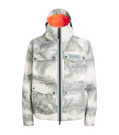 Napapijri Printed Rivalto Jacket In Green