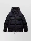 Napapijri Puffer Jacket Hooded Drawstring Hem In Black