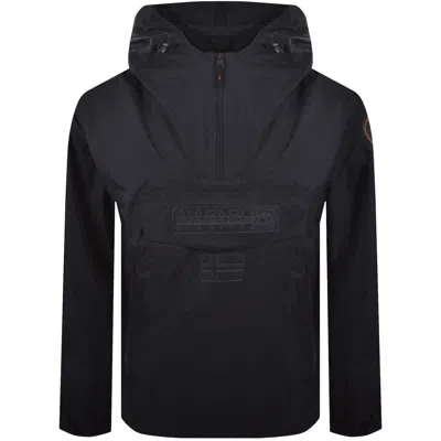 Napapijri Rainforest Next Loose Fit Jacket Navy In Black
