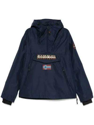 Napapijri Rainforest Next Mens Jacket In Blue Marine 176