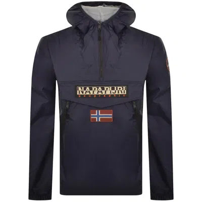 Napapijri Rainforest Winbreaker Jacket Navy