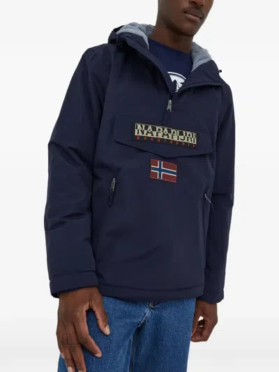 Napapijri Rainforest Winter 3 Jacket In Blue