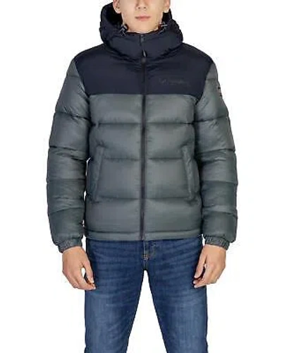 Pre-owned Napapijri Rainforest Winter Puffer Jacket For Men - Green - Jackets -size Xl