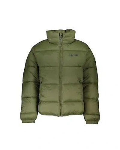 Pre-owned Napapijri Recycled Material Jacket - Jackets - Green -size M