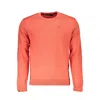 Napapijri Red Cotton Sweater In Orange
