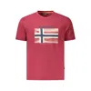 Napapijri Red Cotton Men T-shirt In Red