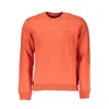 Napapijri Red Cotton Sweater In Orange