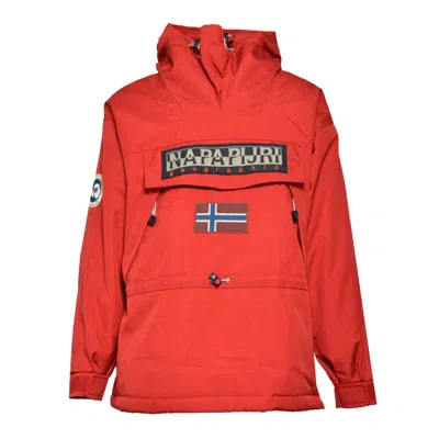 Napapijri Red Nylon Skidoo 1990 Jacket