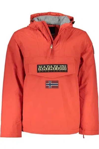 Pre-owned Napapijri Red Polyamide Men Jacket