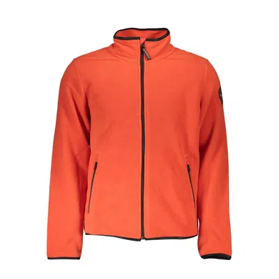 Napapijri Red Polyester Sweater In Orange
