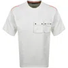 Napapijri Crew Neck T-shirt Front Pockets In White
