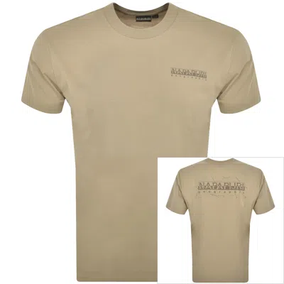 Napapijri S Albula T Shirt Beige