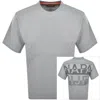 Napapijri S Anghiari T Shirt Ultimate Grey In Gray