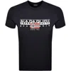 Napapijri S Aylmer T Shirt Navy In Blue