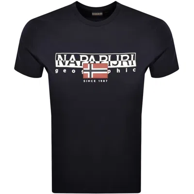 Napapijri S Aylmer T Shirt Navy