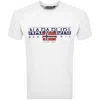 Napapijri S Aylmer T Shirt White In White