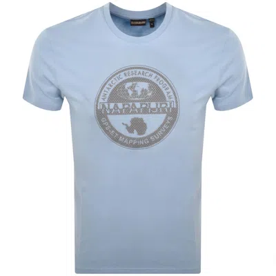 Napapijri S Bollo T Shirt Blue
