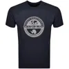 Napapijri S Bollo T Shirt Blue In Blue