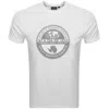 Napapijri Man T-shirt White Size L Cotton In White