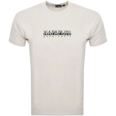 Napapijri S Box Short Sleeve T Shirt White