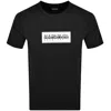 Napapijri S Box T Shirt Black In Black