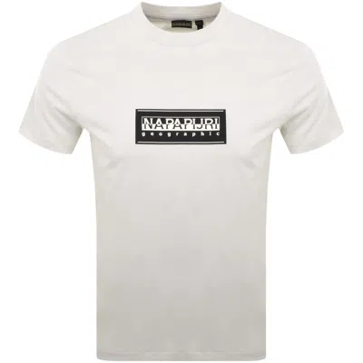 Napapijri S Box T Shirt White