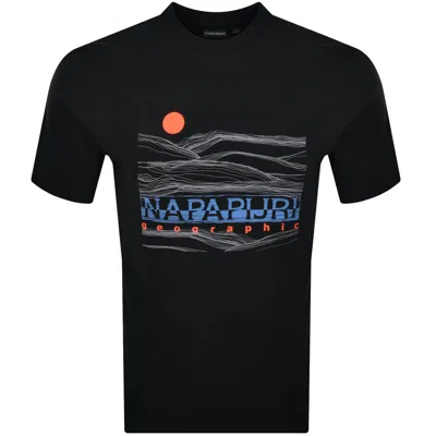 Napapijri S Buti T Shirt Black Beauty