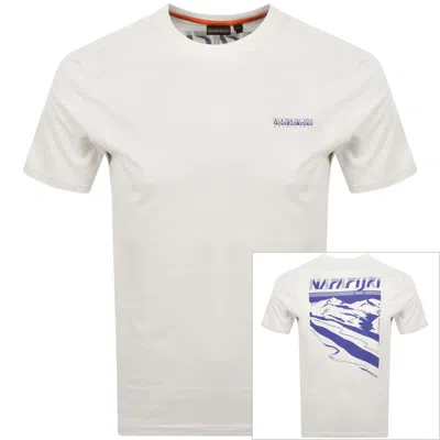 Napapijri S-guide T Shirt White Heron