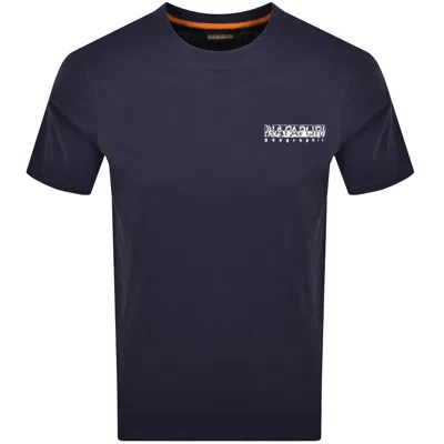 NAPAPIJRI NAPAPIJRI S SMALL BOX T SHIRT NAVY