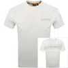 Napapijri Salis Logo T Shirt White In White