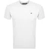 Napapijri Elegant Embroidered White Tee For Men In White