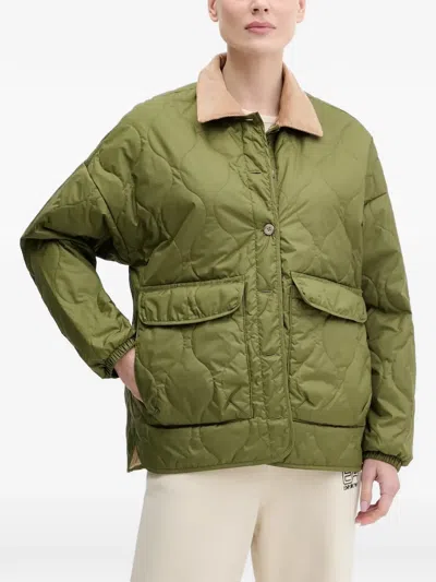 Napapijri Secret Quilted Jacket In Green