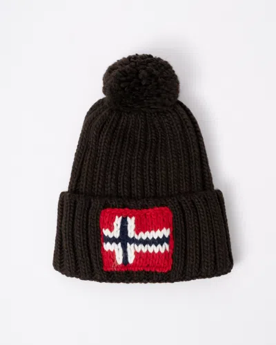 Napapijri Semiury 5 Bobble Hat In Brown