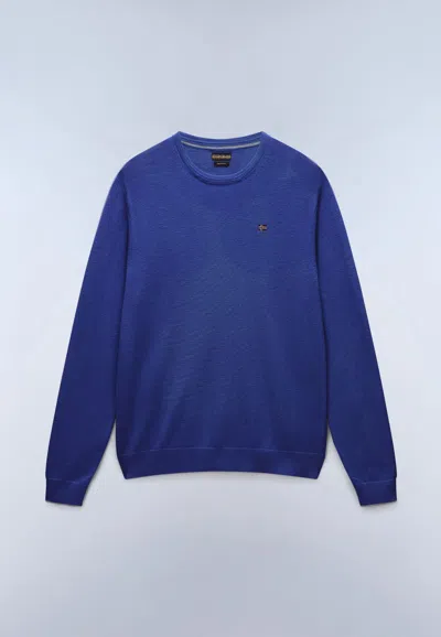 Napapijri Shirts Man  Damavand C 4 Np0a4gju B3b1 Royal Blue