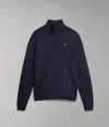 Napapijri Shirts Man  Damavand Hz 4 - Np0a4gjs 176 Marine Blue In Blue