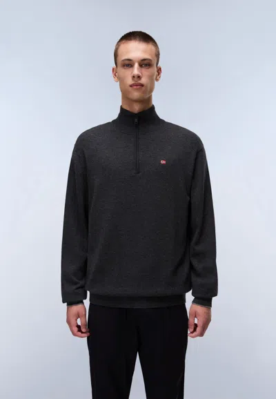 Napapijri Shirts Man  Damavand Hz 4 - Np0a4gjs 1971 Grey In Gray