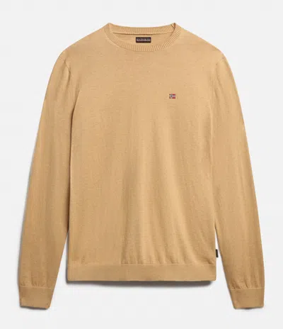 Napapijri Shirts Man  Decatur 4 - Np0a4gaw Wwe Sand Praiire In Brown