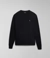 Napapijri Shirts Man  Decatur 5 Np0a4huw 041 Black In Black