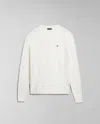 Napapijri Shirts Man  Decatur 5 Np0a4huw N1a White Whisper In White