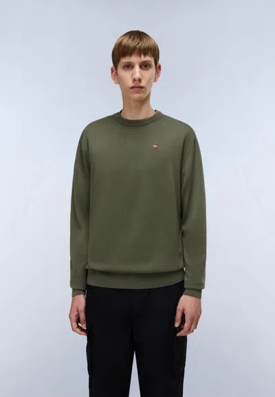 Napapijri Shirts Man  Droz 5 - Np0a4i2g G0a1 Tea Leaf In Green