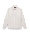 Napapijri Shirts Man  G-linen Ls Np0a4hq2 N1a1 White Whisper In White