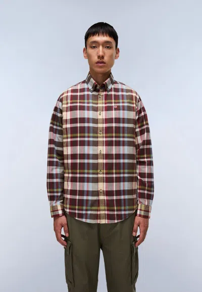 Napapijri Shirts Man  G-trekking 3 - Np0a88tl Cbx1 In Multi