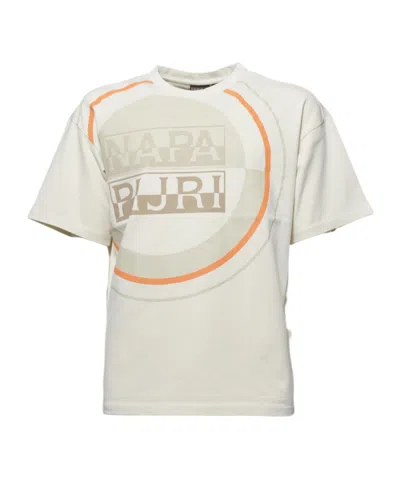 Napapijri Short-sleeved T-shirt In White