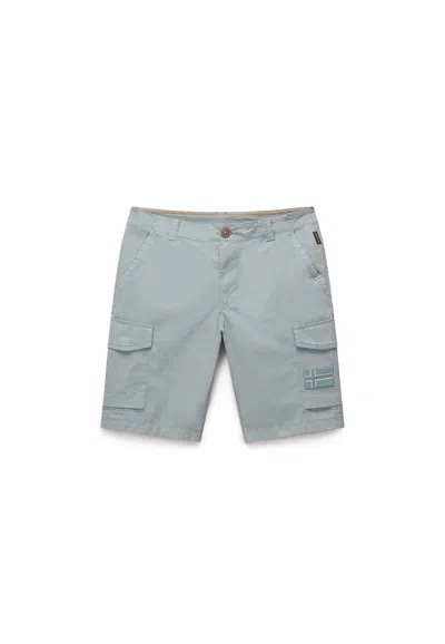 Napapijri Shorts And Bermuda Man  N-horton Np0a4hos G1x1 Green Mil In Multi